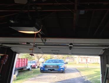 Removing garage door
