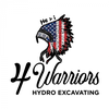 4 Warriors Hydro Excavating logo