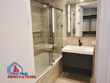Bathroom vanity, accessories installation. https://www.protimerenova­tions.com/bathroom-vanity Call now for a free estimate: 267-777-2661