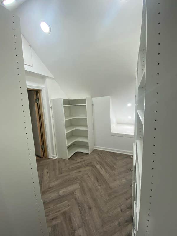 Attic Transformation to Closet