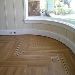 Exotic Inlay sand & finish Oak