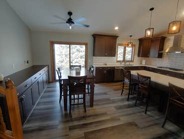 Built in Buffet wall