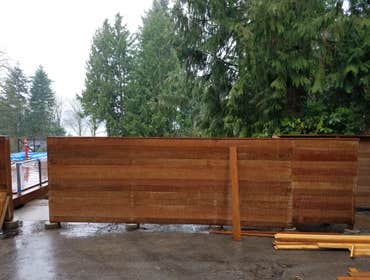 1x6 IPE double sided fence