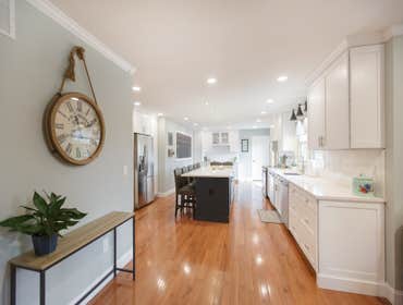 Transitional Family Kitchen in Plymouth Meeting, PA