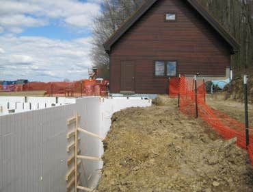 Photos from ICF Installation Associates, LLC The following pictures are taken at various jobs we have done. The first ones are of the basement of an A