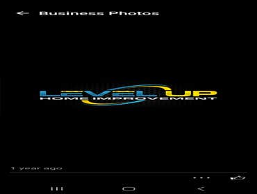 Photos by Level Up Home Improvement #3 Company logo and contact info