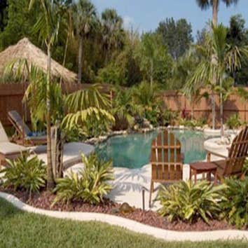 Infinity Construction And Design Inc Project Steps and hardscape. Outdoor lounge with fireplace. Backyard patio space and waterfalls. Landscaping arour