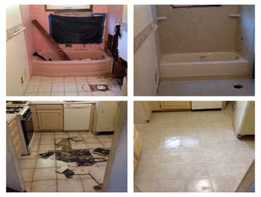 Tile work