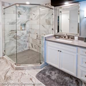 Photo(s) from North Hills Construction LLC Custom tile showers Scottsdale