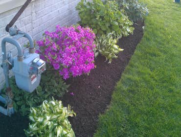 Mulching This is a mulch job that we had done for a customer.