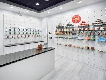 The Healing Center Tenant improvement of new retail space. Includes bulletproof walls and transaction window with access control. Site improvements.