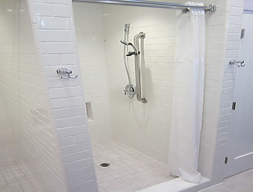 New Showers with Fixtures