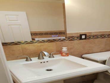 Custom Bath We wanted to post this photo so you can see that we work clean and keep our tools tightly contained at the end of the day. We do not leave 