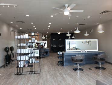 Jovie Salon Frisco Jovie Salon turned out so beautiful. Lighting is everything people! Let us get your home or business looking beautiful with out ligh