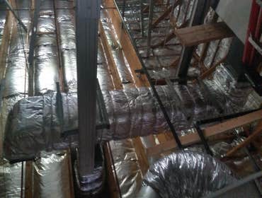 Welcome 2016 Commercial kitchen hood instal, grease duct fabrication and installation; fire wrap certified.