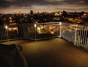 Deck And Railing Solutions, Inc Project Residential to Commerical Carmel - San Diego deck and railing special LED lighting showes the versitality of ou
