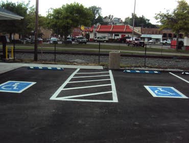 Reflective Rubber Wheel Stops