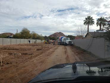 Block 51 Condos - Phoenix, AZ Building Pad w/ Hard Dig and Placing CMP Piping for a new condo complex in Phoenix