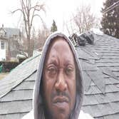 Photos by by Dezignz Painting & Renovations Inc #2 Replace garage roof & add gutters
Installed tile floor in bathroom