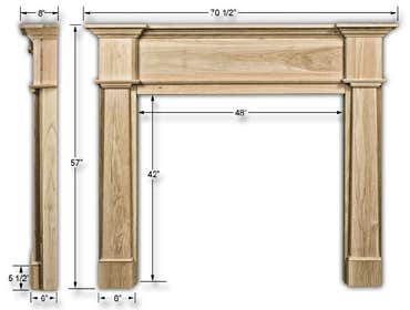 Fire Place Mantel