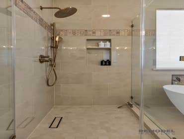 Photos by Remodel Masters #1 Guest + Master bathroom complete remodel