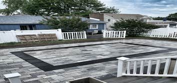 Modern Paver Backyard
