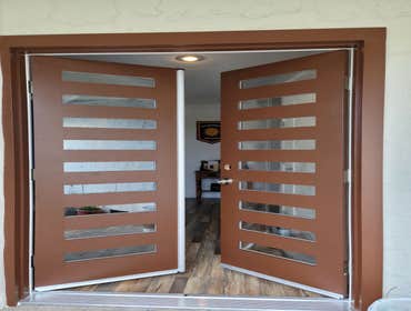 Fine Design Remodeling resume painting, frame, tile, cabinet install, shower, more.