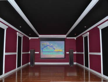 Bring Popcorn This is a basement movie theater we built while finishing our client's entire basement