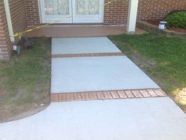 Stamped Walkway