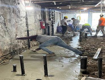 Photos by Quick Contracting LLC #1 At this work site Quick Contracting performed brick pointing and lintel change .