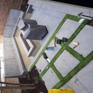 Photos by Majestic Hardscapes #1 Entire front and backyard hardscape and landscape services were provided including items such as
"T" Shaped...