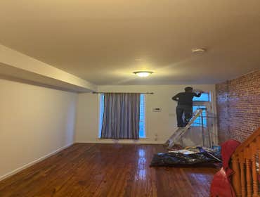 Photos by Flores Home Improvement LLC #1 Roof replacement paint wainscoting installation frame and drywall installation