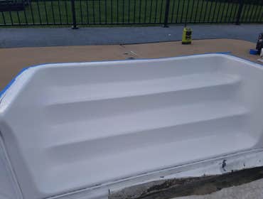 Ephrata pa pool steps repair and refinish