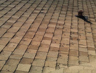 Hail Damaged Roof