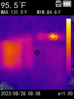 Thermal Image at Residential Panel