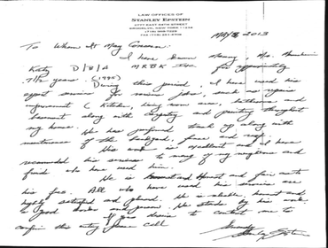 Letters of Recommendation