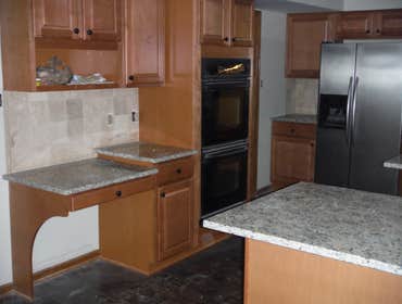 Oliver Remodel Kitchen Remodel with additional remodeling to the house
