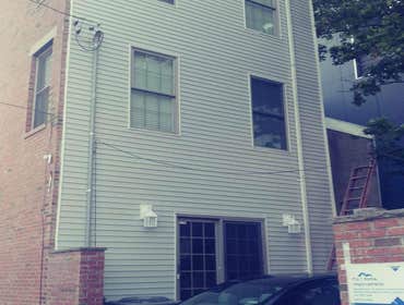 Photos by Pro 1 Home Improvements #8 Remove stucco and rotted wood. Replace with vinyl dutch lap siding. On. Front back and side of home.