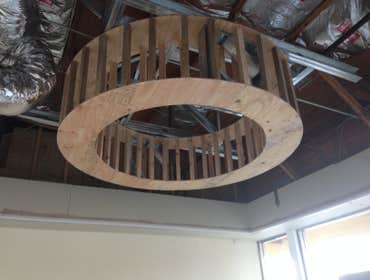 round hanging soffit (before)