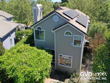 Siding Replacement in Petaluma, CA Here is a recent James Hardie Siding Installation Project that we completed in Petaluma, CA. Complete whole house si