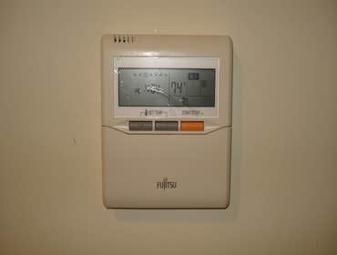 FUJITSU minisplit system duct less 3 indoor units Slim Duct ducted out. FUJITSU Mini Split Duct Less Installation With Ducting With Fujitsu Halcyon HFI