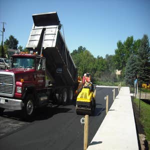 Valley Blacktopping, Inc. Project Paving a Parking Lot.