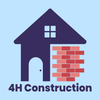 4h Construction logo