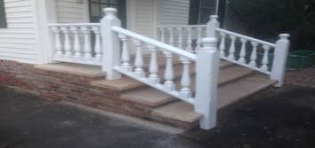 Photos from B.D.K. Masonry Corp. For this steps we repair the stone and also the realing.