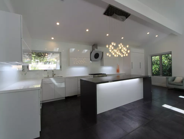 Modern Kitchen & Living Room Remodel - Sherman Oaks