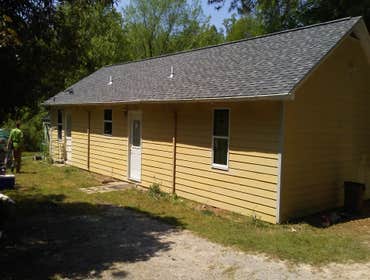 MCDOWELL PROJECT 1325 SF HOME NEW ROOF, HARDY SIDING, WINDOWS & DOORS
