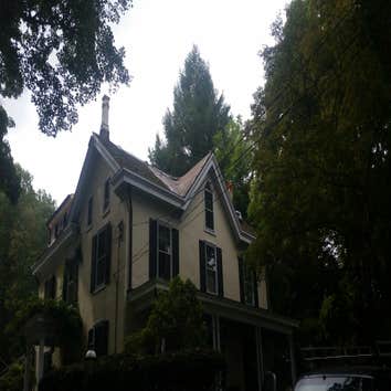 old cedar roof