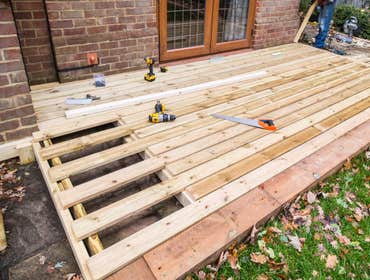 wood deck