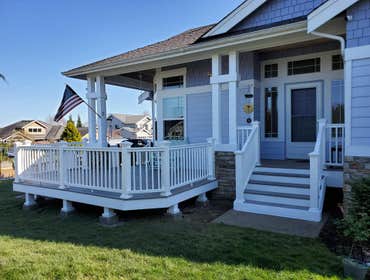 Deck with Railing