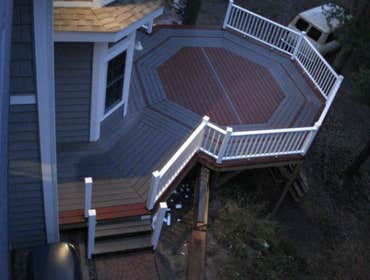Two tone decking